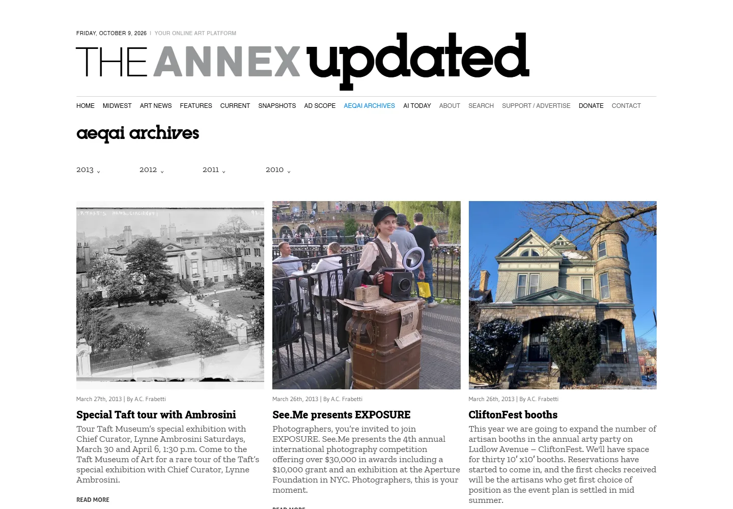 ÆQAI Archives — desktop view