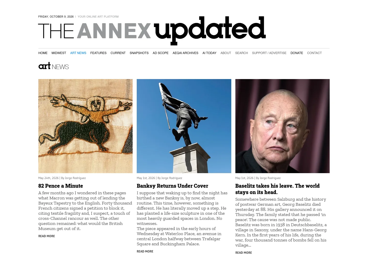 The Annex Updated — desktop view